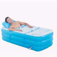 PVC material inflatable bathtub folding swimming pool