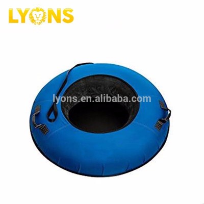 inflatable snow sledge tube Customized Inflatable Rider Snow Tube With Nylon Cover For Adults And Kids