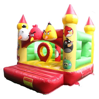 Inflatable Bouncy Castle Custom Cute Bird Theme Inflatable Trampoline Angry Kids Factory