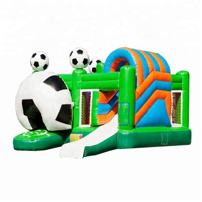 Soccer Jumper Combo Inflatable Bouncer Jumping Bouncy Castle Bounce House With Water Slide For Baby