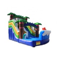 2020 new design cheap used inflatable colorful water slide for sale kids and adults