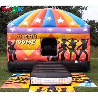 LED Light Inflatabla Disco Dome Bouncy Castle Inflatable Bounce House