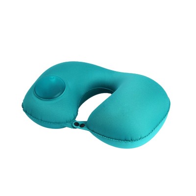 Press Type Inflatable Travel Pillow Inflatable Neck Pillow U-shape Air Pillow