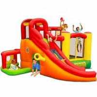 Hot sell inflatable bouncy castle baby bouncer house with water slide for sale