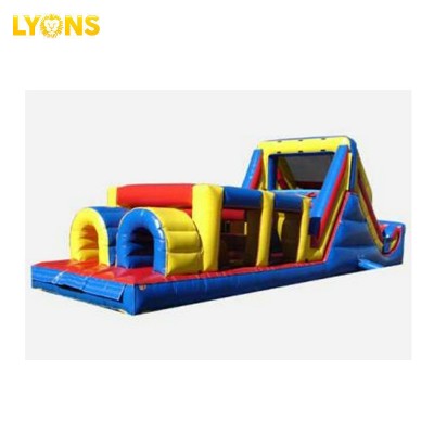 Backyard Inflatable Obstacle Course With Slide For Kids Inflatable Trampoline