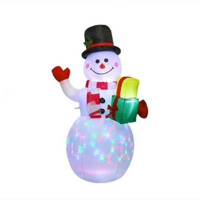 Inflatable LED Snowman Backyard Christmas LED Decoration For Sale