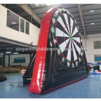 Exciting inflatable interactive foot dart game target board