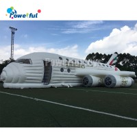 Customized size giant bounce house inflatable plane obstacle course